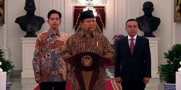 Pengumuman Kabinet Merah Putih: Prabowo Resmi Perkenalkan Menteri dan Wakil Menteri Baru