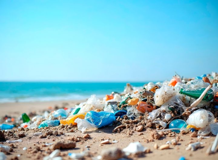 sampah di laut