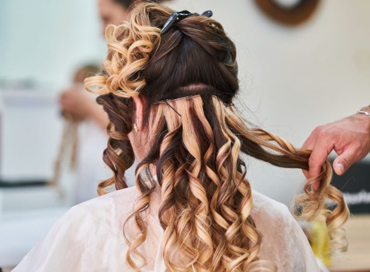 Memasang hair extension